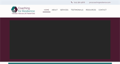 Desktop Screenshot of coachingresilience.com